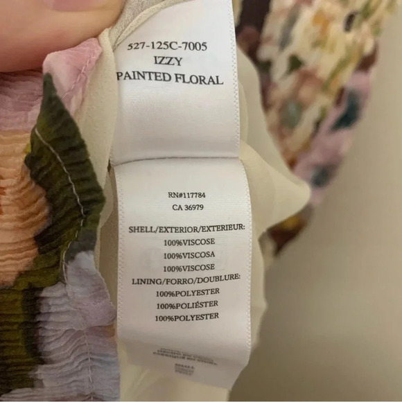 Rails Izzy Painted Floral Dress Size Small - Picture 14 of 14